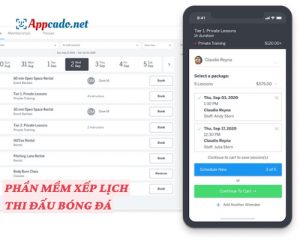 Phần mềm xếp lịch thi đấu bóng đá